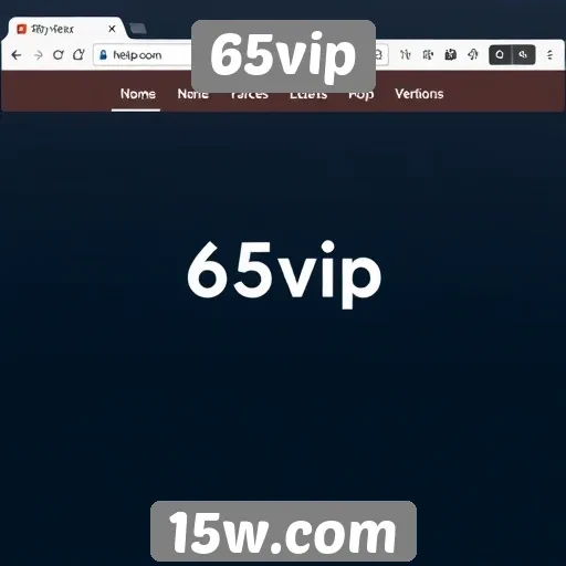 Acessibilidade do site 65vip para novos usuários